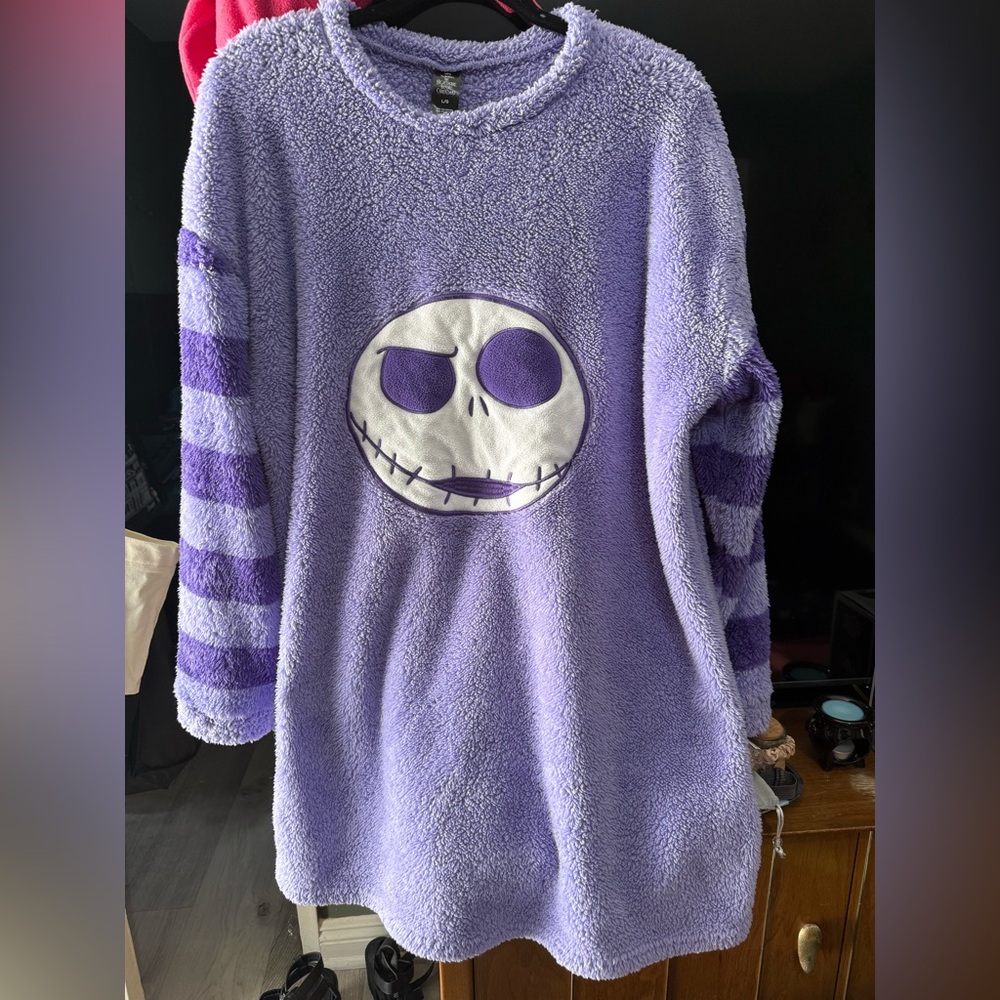 Disney Jack Purple Fleece pajama